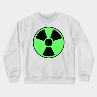 Nuclear radiation sign, nuclear warning symbol - radiation, energy, atomic power Crewneck Sweatshirt